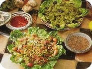 Cuisine - Entr�e - Salade tomates poivrons